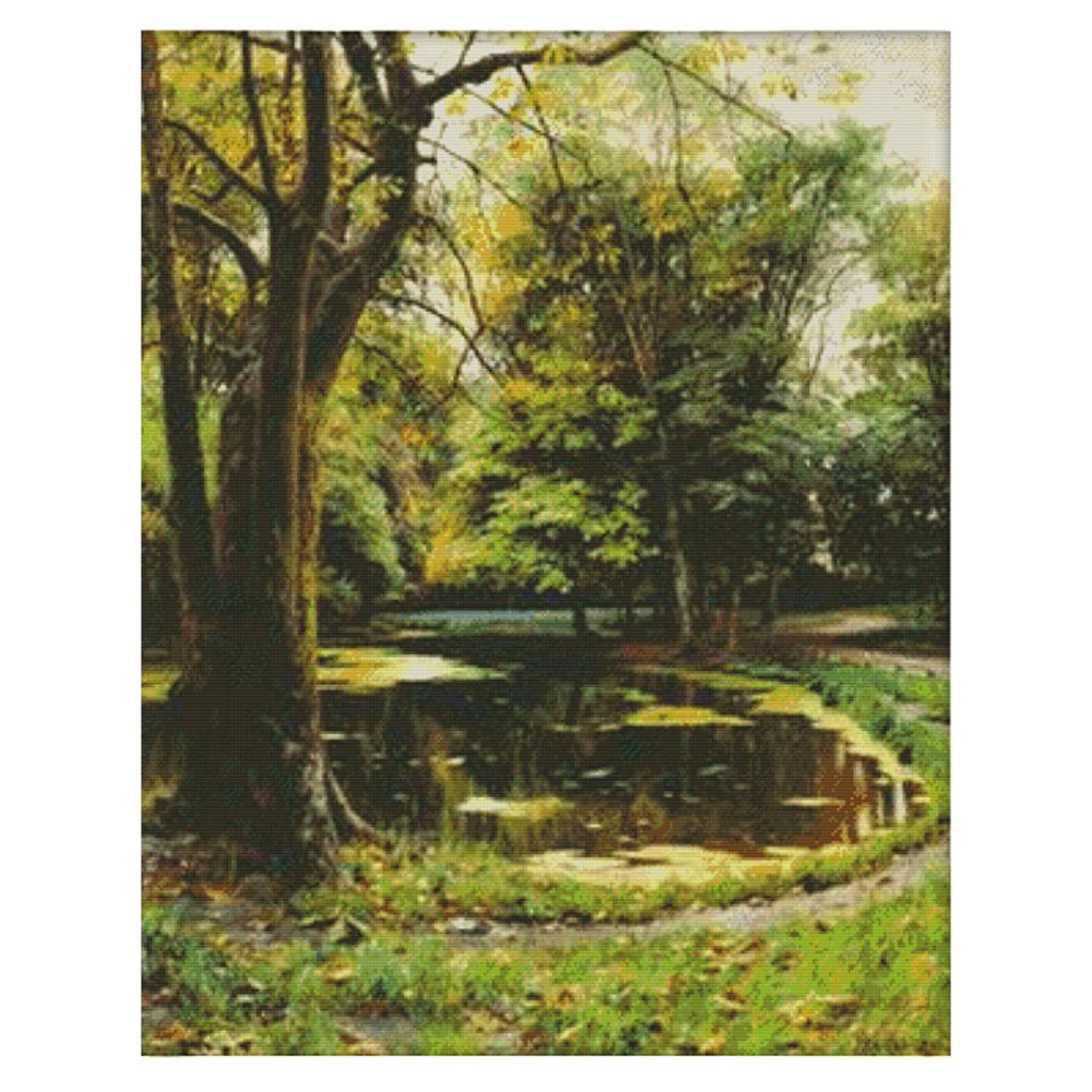 

Jungle Creek - 14CT Stamped Cross Stitch - 62*76cm, 501 Original