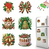6Pcs Diamond Painting Fridge Magnet /Sticker for DIY Home Art Crafts