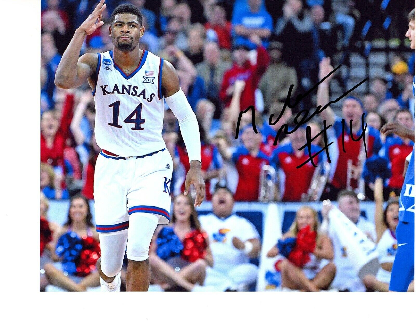 Malik Newman Kansas Jayhawks signed autographed 8x10 Photo Poster painting basketball KU c