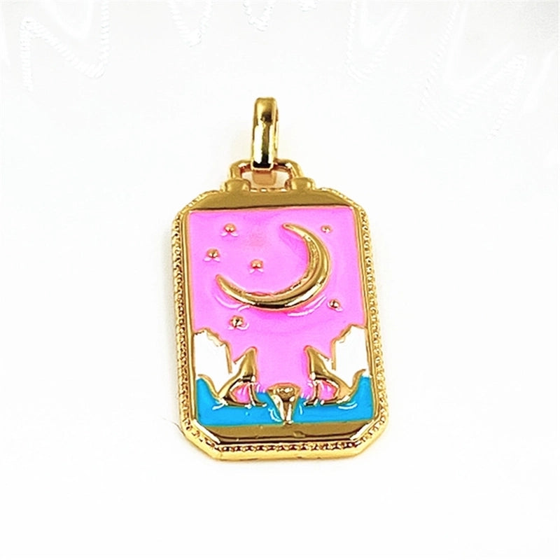 1 Piece Minimalist Star Copper Chain Pendant Necklace