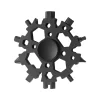23 in 1 EDC Fingertip Gyroscope Multi-Function Snowflake Wrench Household Repair Tool Rotating Plum Blossom Cross Decompression Toy