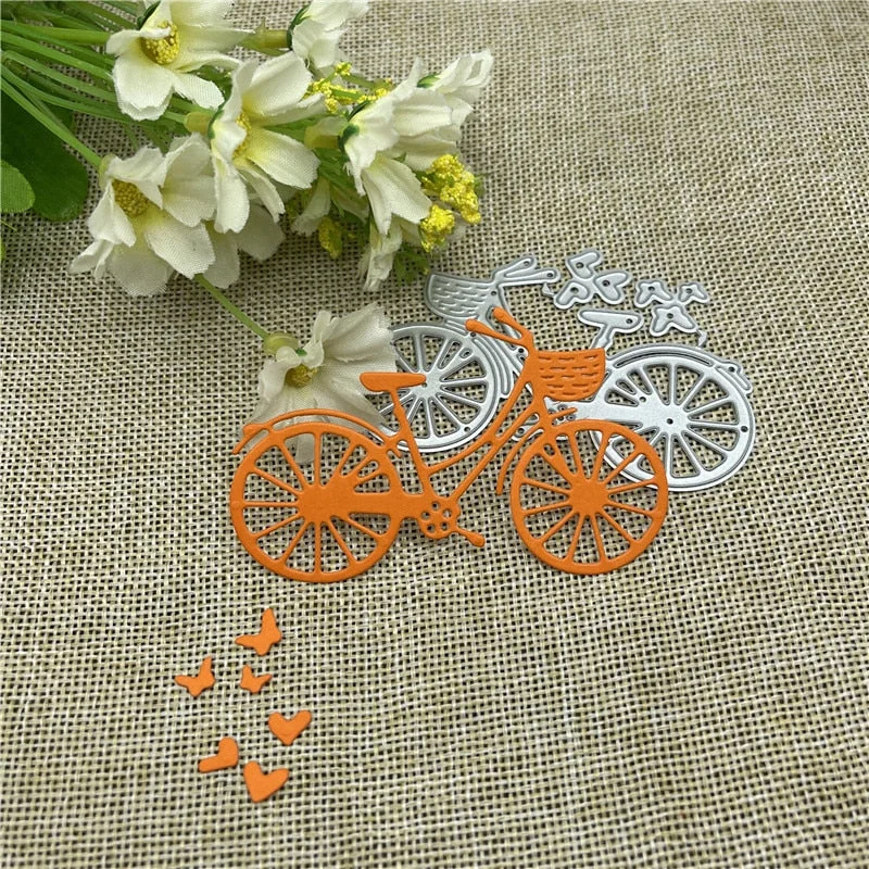 Metal Steel Bicycle Embossing Dies Cut Stencils DIY Scrapbooking Decorative Cutting Machine