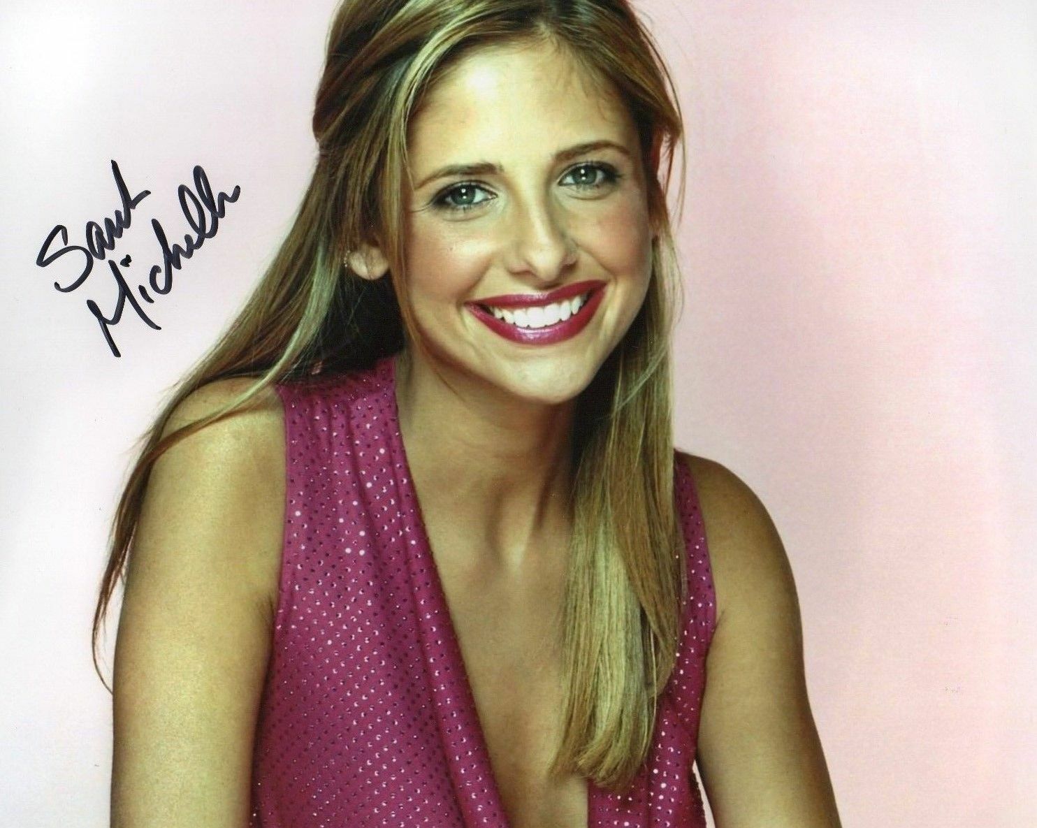 SARAH MICHELLE GELLAR AUTOGRAPHED SIGNED A4 PP POSTER Photo Poster painting PRINT 34