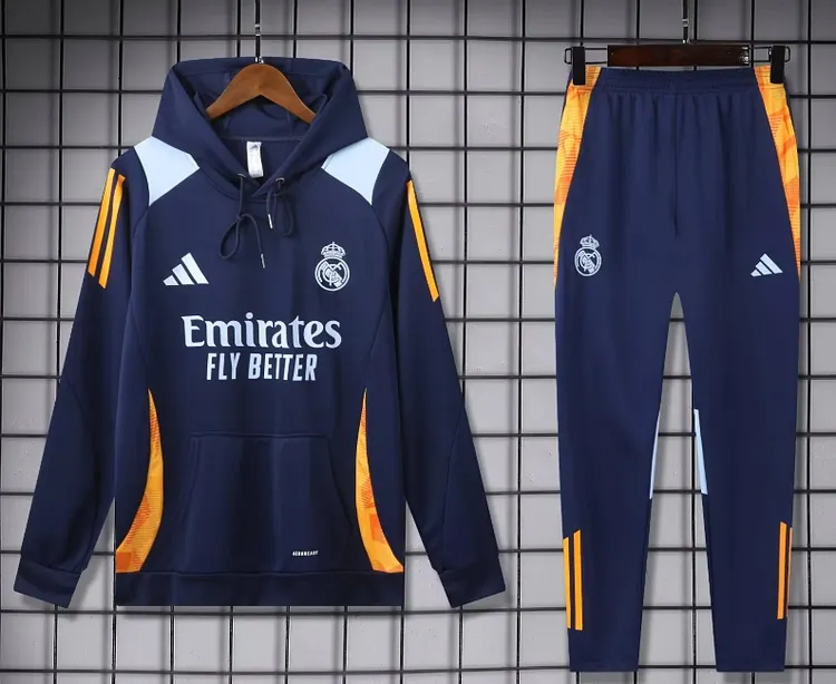25-26 season Real Madrid training hooded training jersey