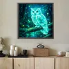 Diamond Painting -DIY Round Drill Fluorescent Owl(40x40cm)