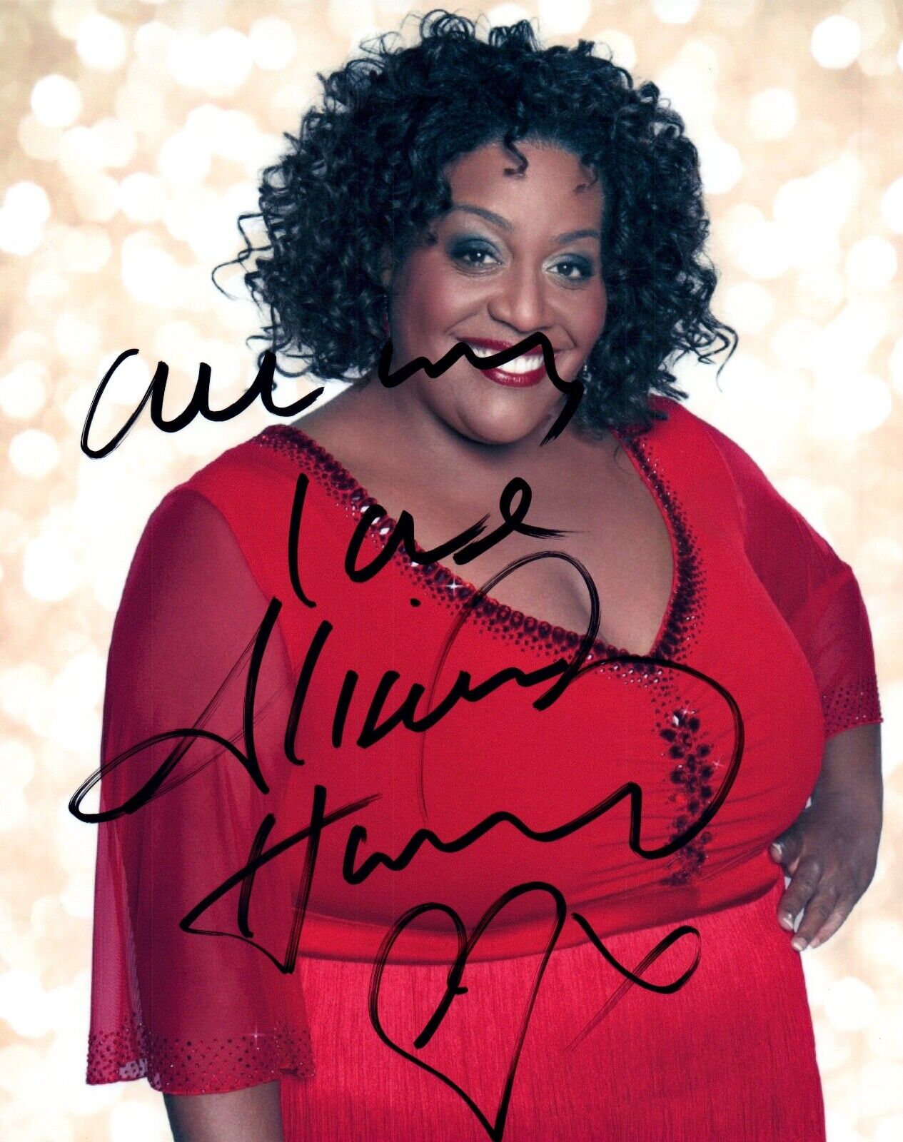 Alison Hammond Signed Autographed 8x10 Photo Poster painting Big Brother COA