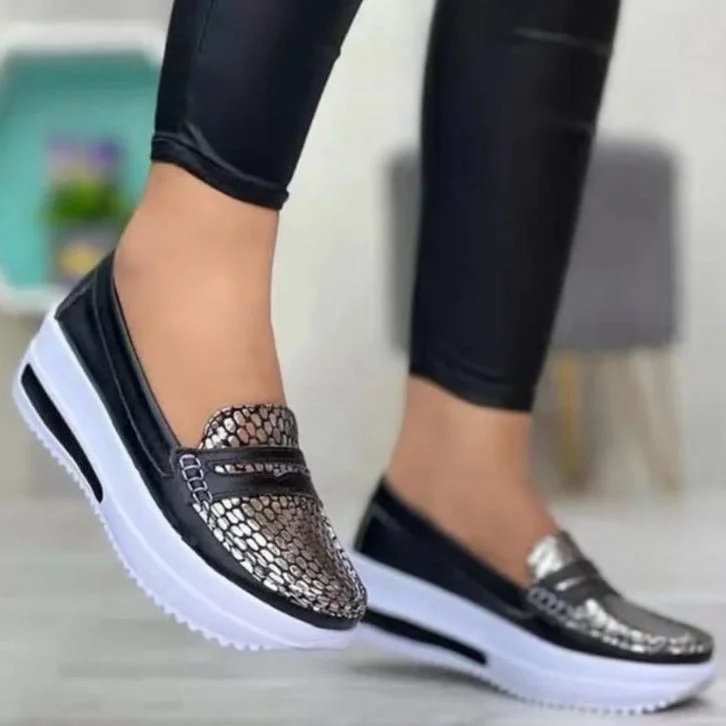 Vstacam Back to school Sneakers Women Shoes Women Spring Summer Slip On Flat Shoes Female Casual Sport Shoes Platform Sneaker Women Plus Size Out Shoes