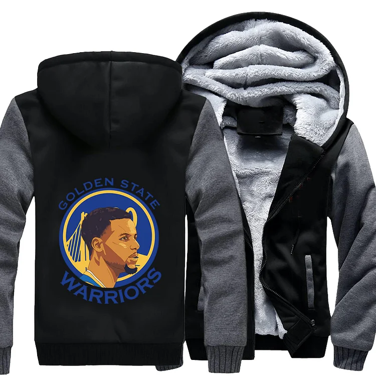 Golden State Warriors Stephen Curry, Basketball Fleece Jacket