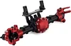 AMK Aluminum Alloy 1/10 RC Crawler AR44 SCX10 II 90047 90046 AX90060 Builders Kit Upgrade (Red Axle Set)