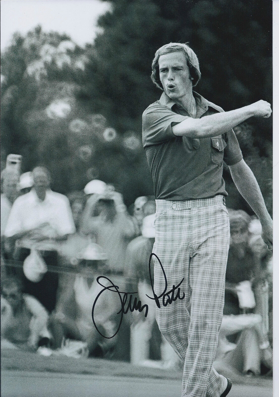 Jerry PATE SIGNED Autograph 12x8 Photo Poster painting AFTAL COA GOLF Ryder & Walker Cup WINNER