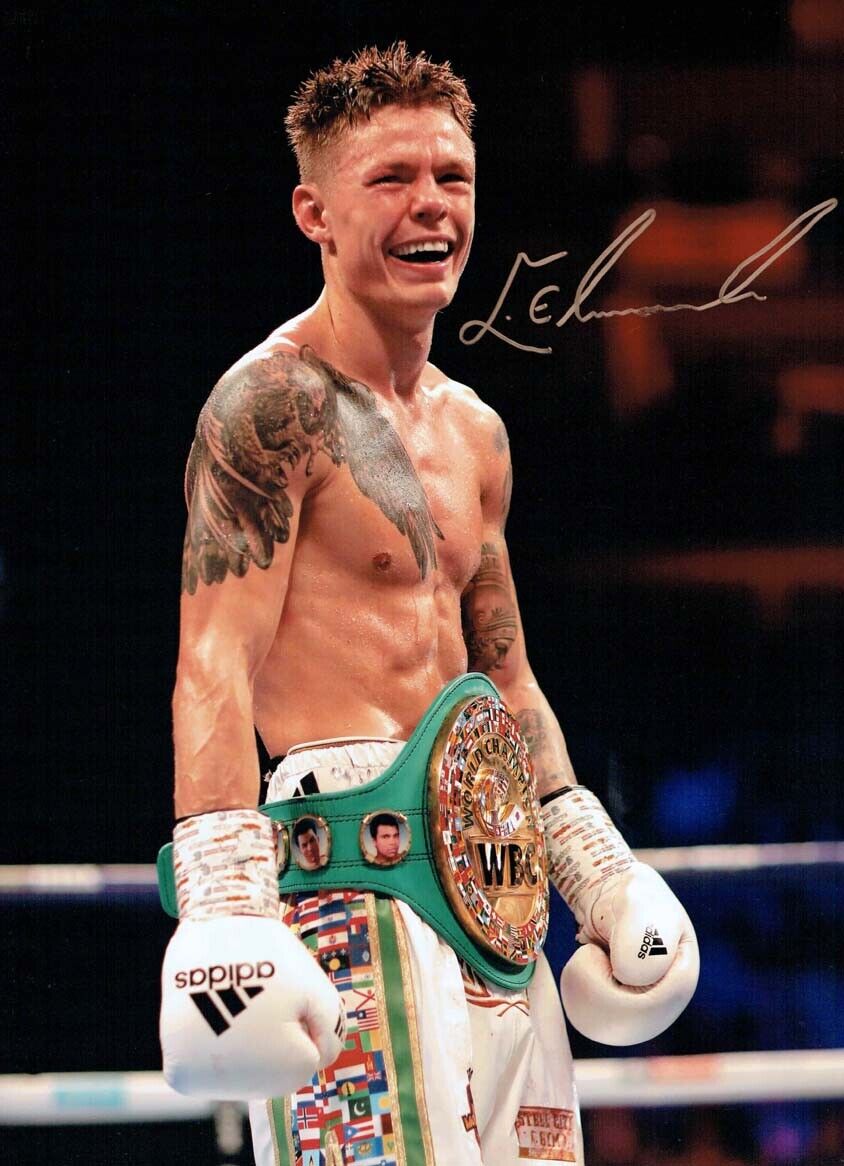 Charlie EDWARDS WBC World Champion Boxer Signed 16x12 Photo Poster painting 1 AFTAL COA