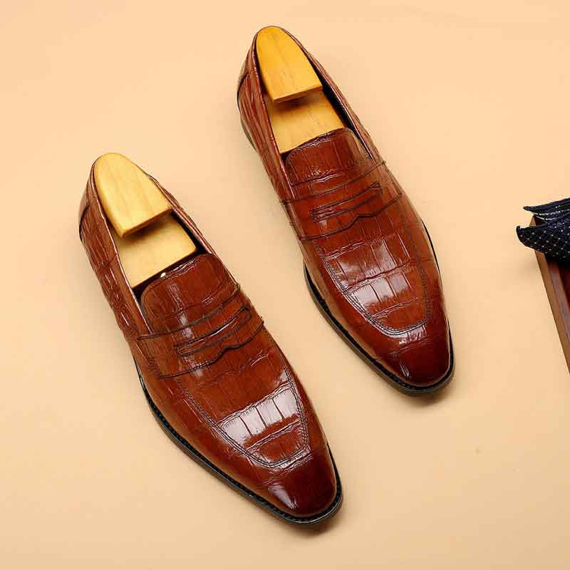 Mens Italian Loafers Dress Shoes: Free Shipping