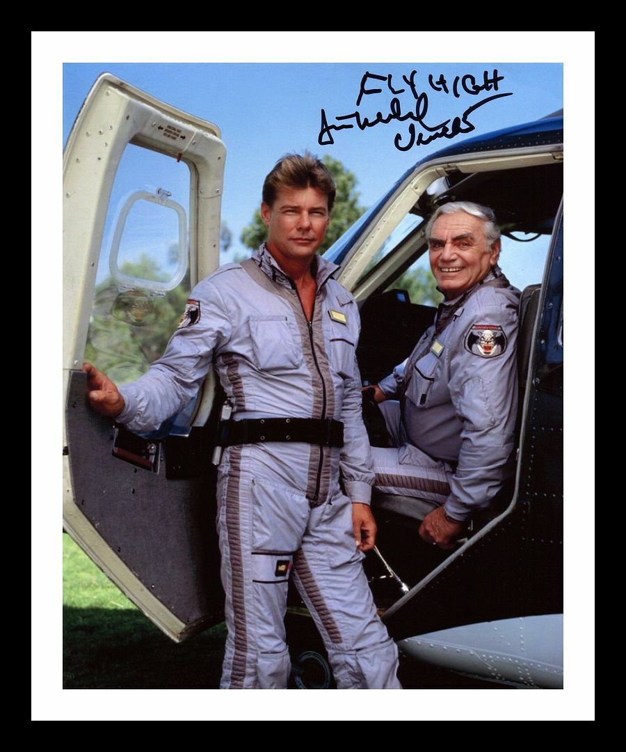 Jan-Michael Vincent - Airwolf Autographed Signed & Framed Photo Poster painting