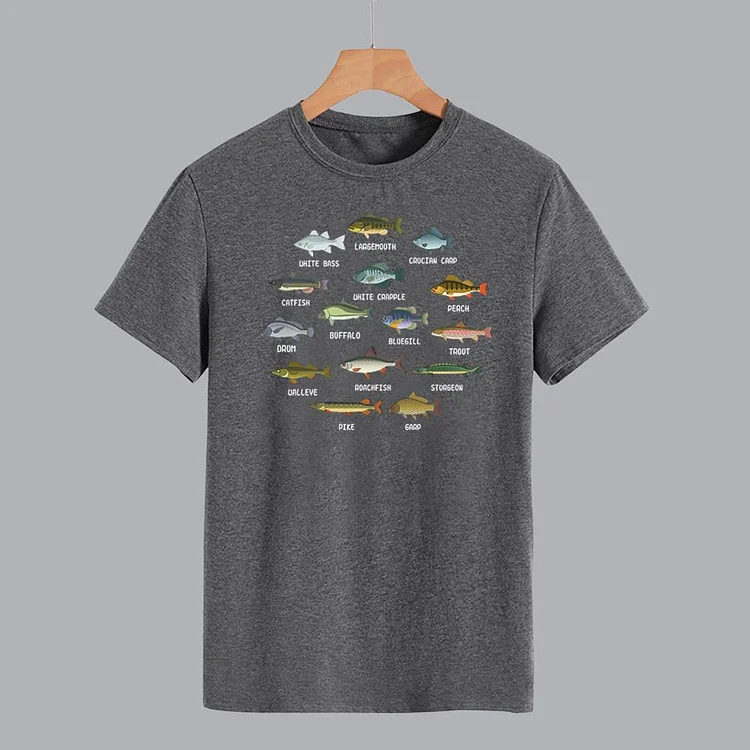 Type Of Fish Fishing Love T-Shirt Tee-012279-Annaletters