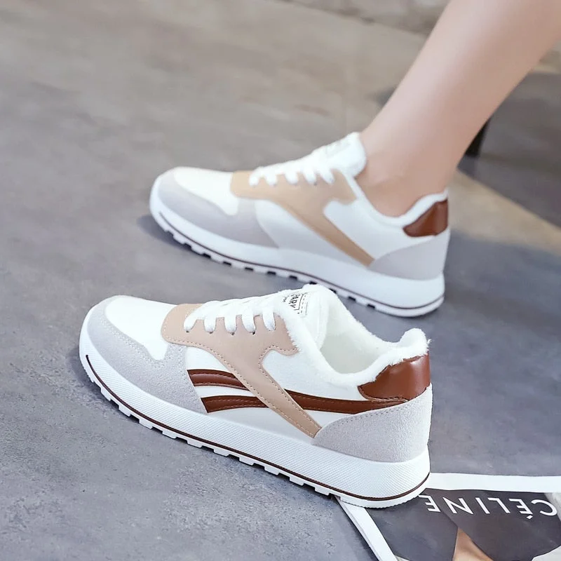 2022 Spring New Women's Shoes Striped Ins Fashion Women Sports Shoes Running Sneakers Wholesale Breathable Shoes