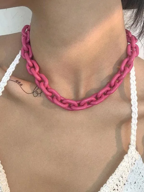 Acrylic necklace
