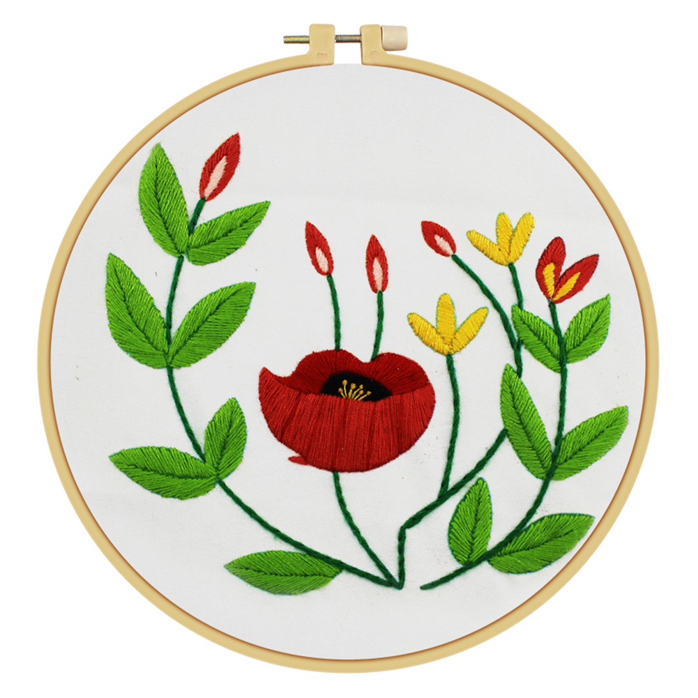 

Flowers Leaf - Embroidery - 30x30cm, 501 Original