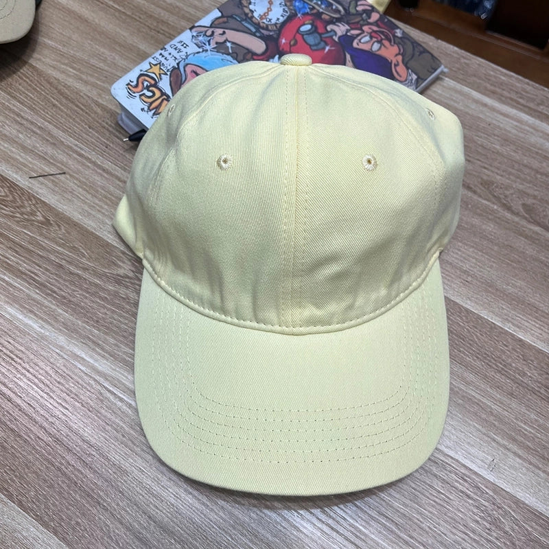 Korean-style Retro Distressed Washed Soft Cotton Baseball Cap Trendy Men’s And Women’s Street Light Plate Curved Eaves Hip-hop Duck Tongue Hat