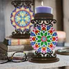 >SALE<DIY Mandala Diamond Painting Candlestick Holder Kit for Home Decor Gift