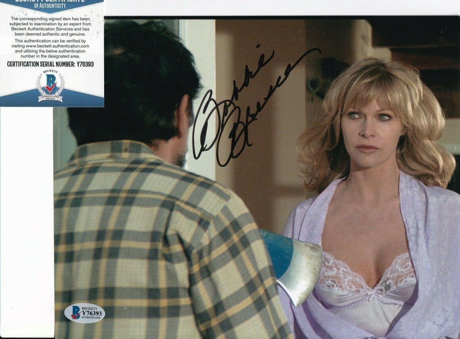 BOBBIE BRESEE signed (MAUSOLEUM) MOVIE Susan 8X10 Photo Poster painting BECKETT BAS Y76393