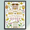 (Stamped/Counted) Bee House-14CT Cross Stitch 30*41cm/11.81*16.14in