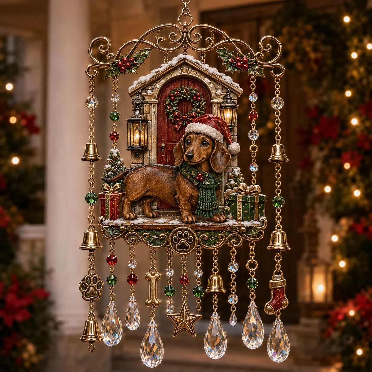 Christmas Dachshund