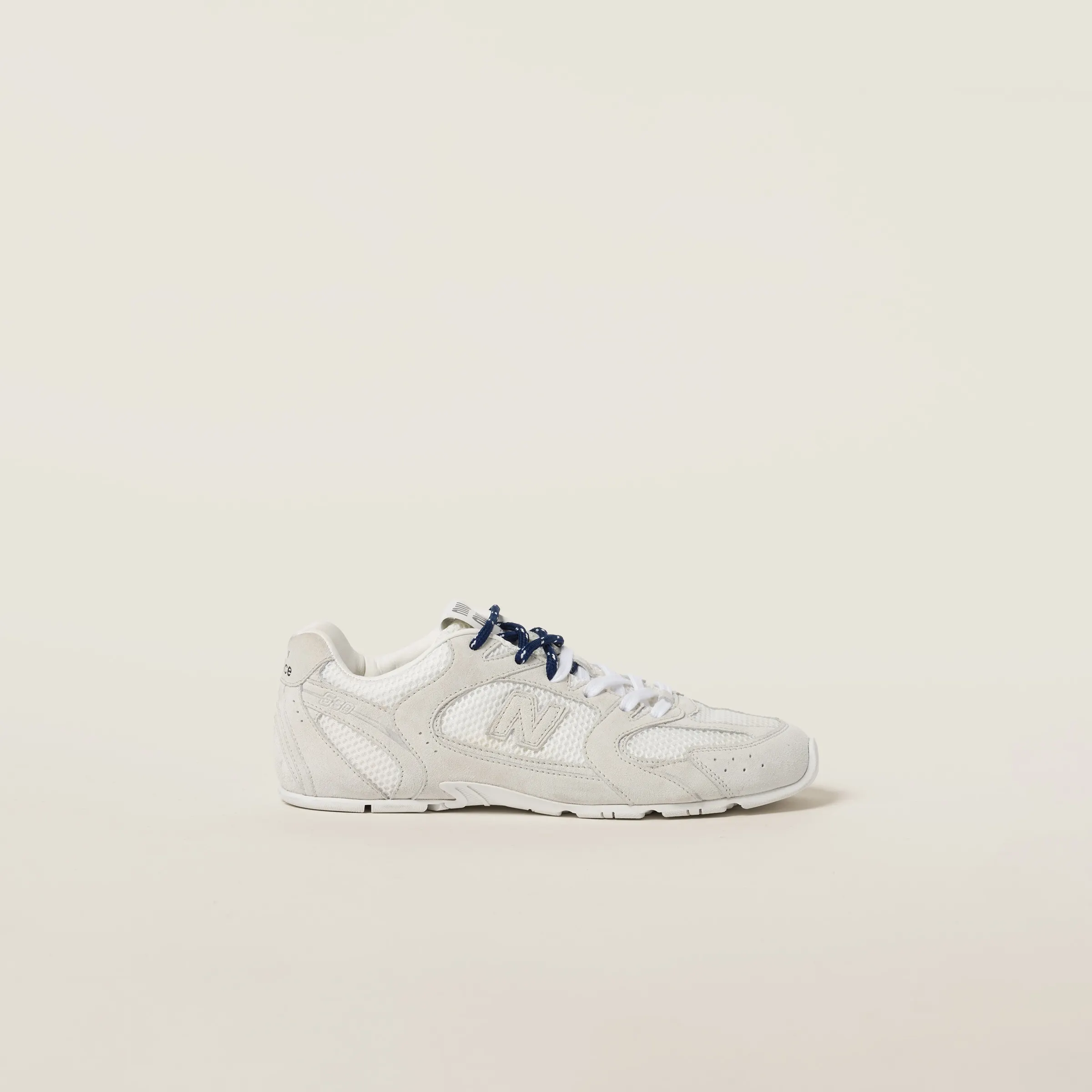 Netktw Baltktance X Mtktiu Mtktiu 530 SL suede and mesh sneakers