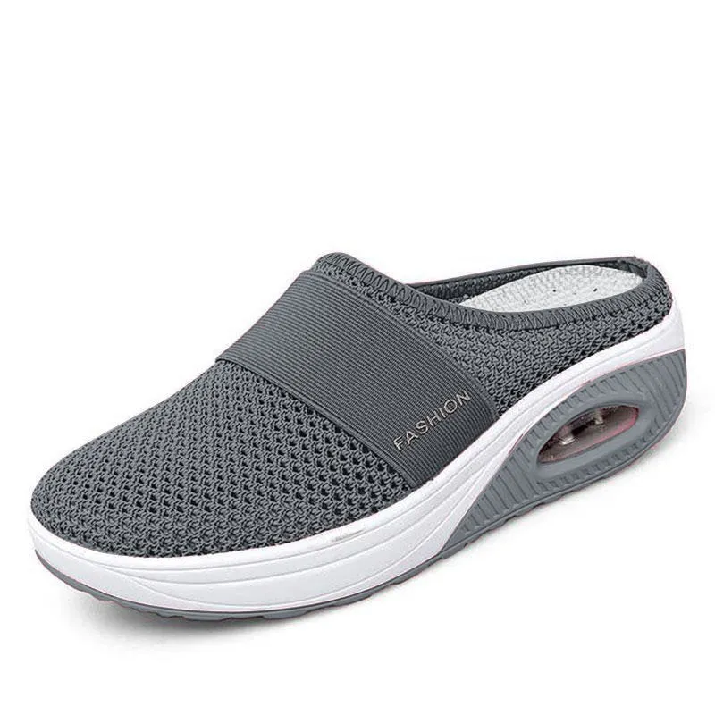 New Women Shoes Casual Increase Cushion Shoes Non-slip Platform Sneakers For Women Breathable Mesh Outdoor Walking Slippers