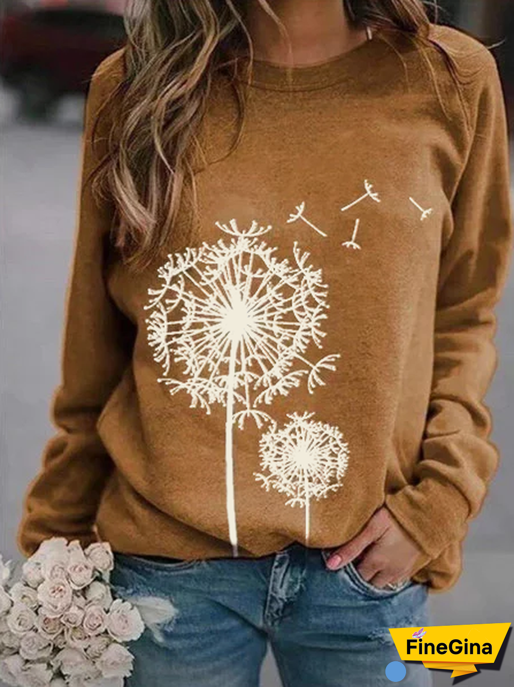 Cotton-Blend Crew Neck Hoodies & Sweatshirts