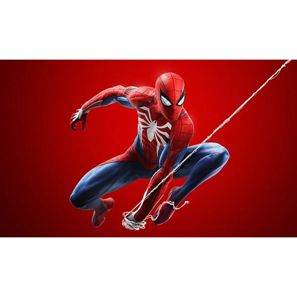 Diamond Painting - Full Round Drill - Spider Man(40*30cm)