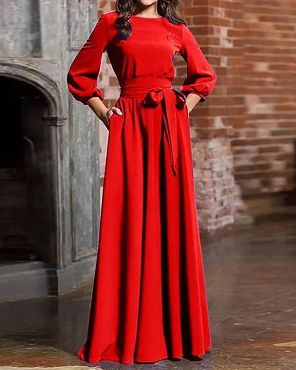 Women Elegant Evening Party Maxi Dress