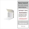 Composable book stand/reading shelf/book clips