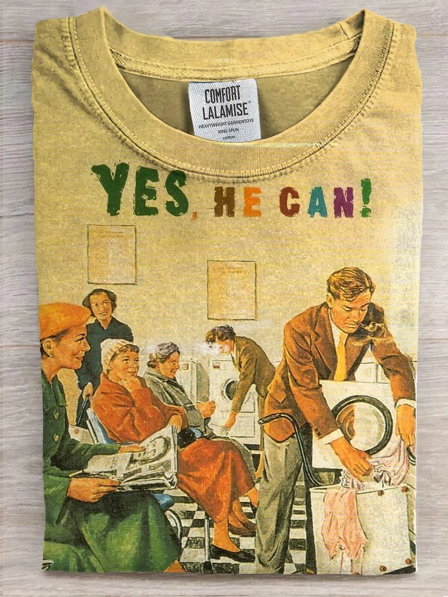 Eagerlys  Yes He Can Art Print T-shirt Eagerlys