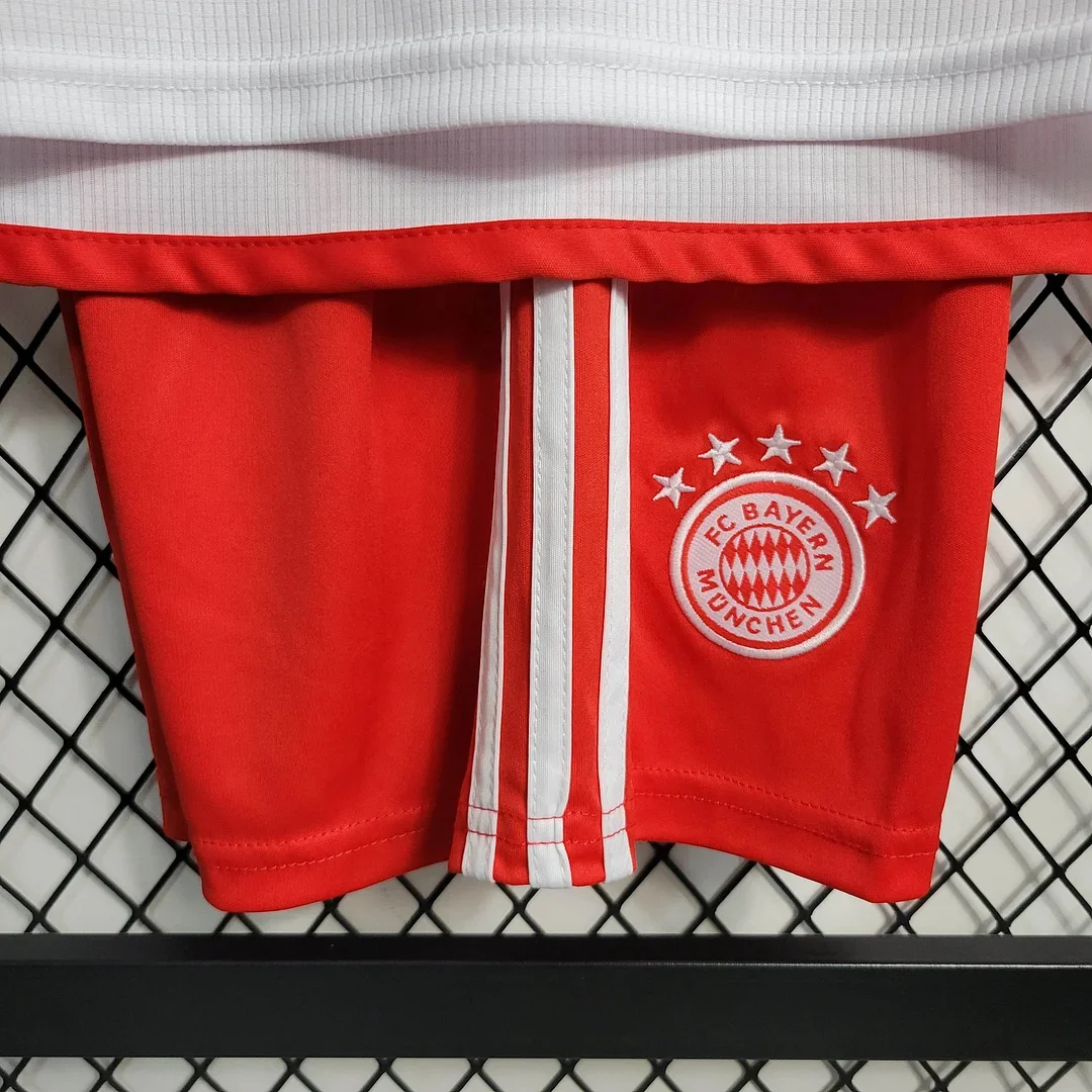 2023/2024 Kids Size Bayern Munich Home Football Jersey 1:1 Thai Quality