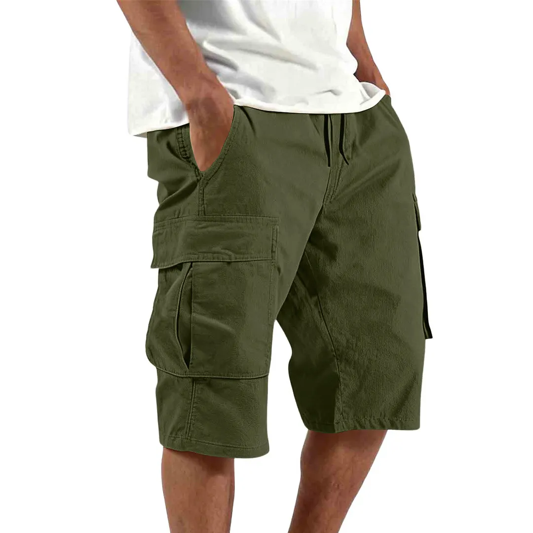 Men's Cargo Shorts With Multiple Pockets-INSPIREUSE