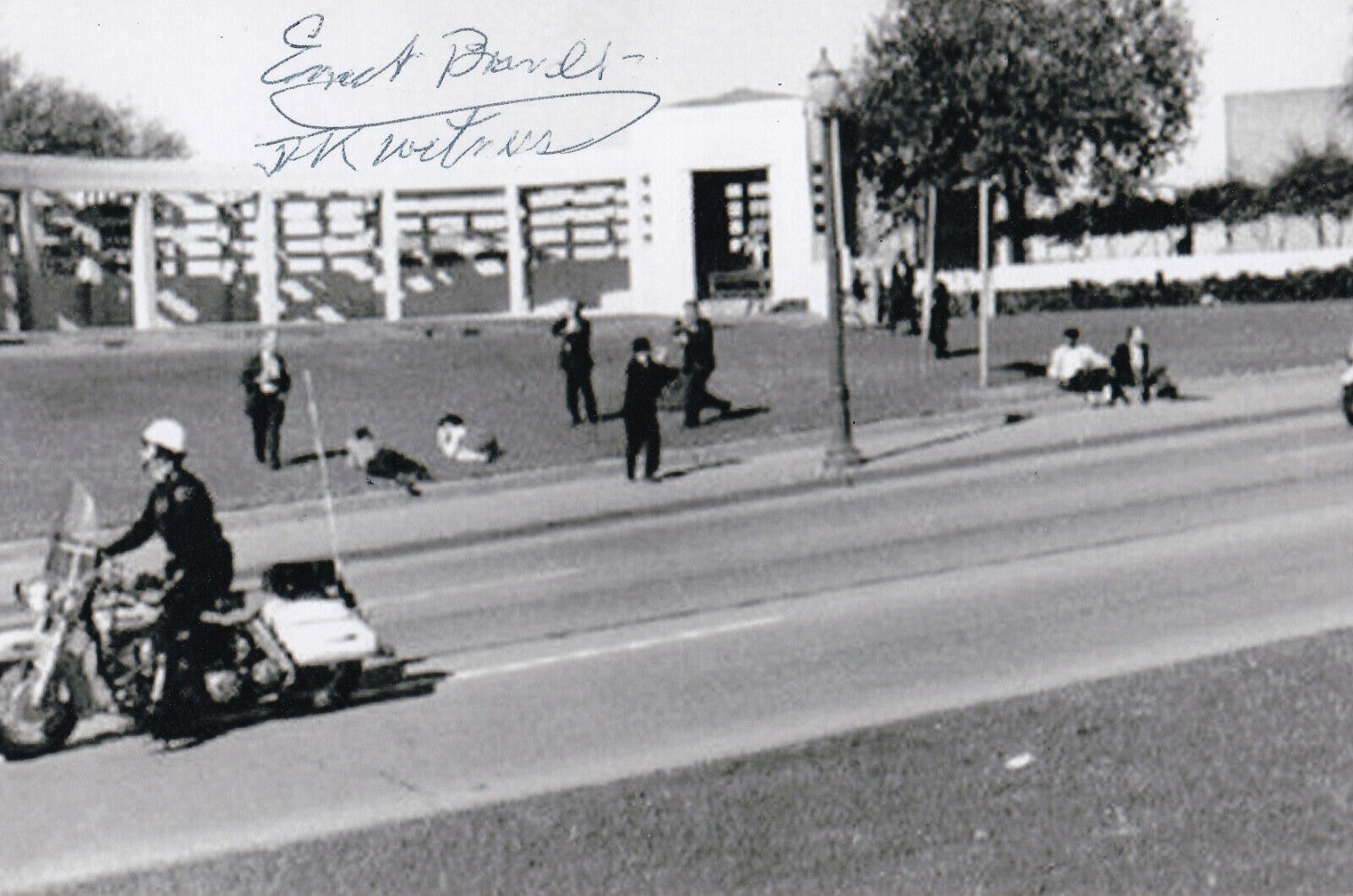 Ernest Brandt Signed 4x6 Photo Poster painting JFK Assassination Dealey Plaza Elm Street