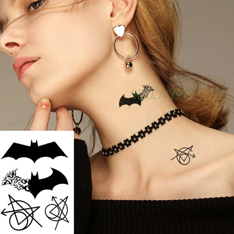 Waterproof Temporary Tattoo Sticker bulldog bird sword arrow diamond flower tatto flash tatoo fake tattoos for men women kid