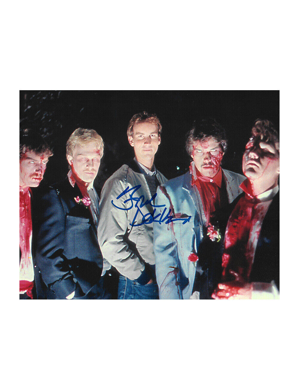 10x8 Night Of The Creeps Print Signed by Fred Dekker 100% Authentic + COA