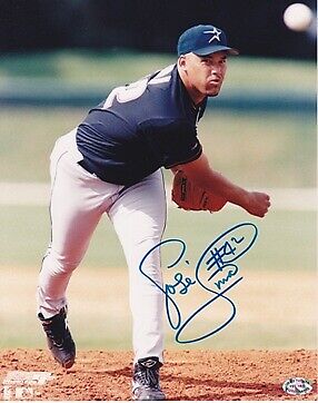 Jose Lima Signed - Autographed Houston Astros 8x10 inch Photo Poster painting - Deceased