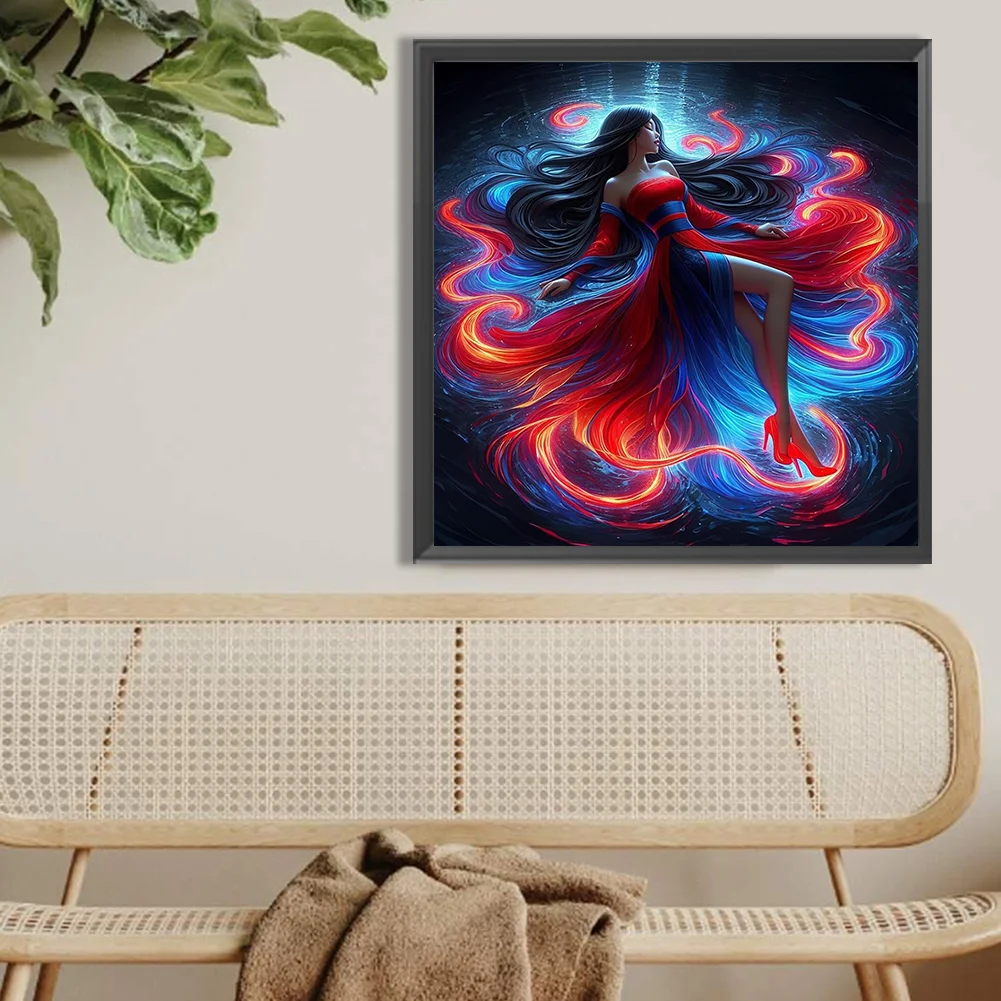 Diamond Painting - Full Round Drill - Hua Mulan(Canvas|40*40cm)