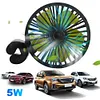 USB Car Fan 3 Speeds 360 Rotatable Car Seat Headrest Fan for Sedan SUV RV Truck