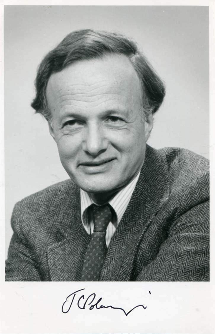 John Polanyi Nobel Prize in Chemistry 1986 autograph, signed Photo Poster painting