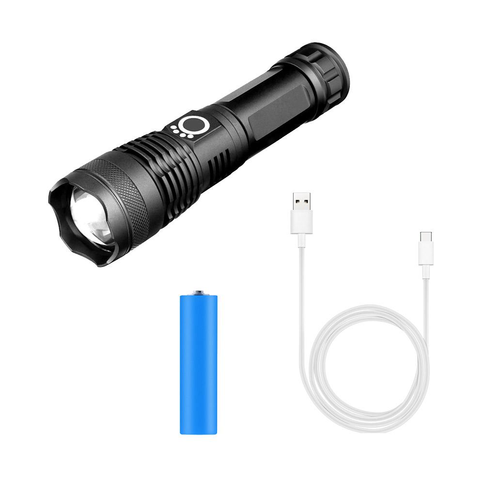 

Zoomable Waterproof 3000lm XHP50LED Flashlights Hiking Glare Flashlight, 501 Original