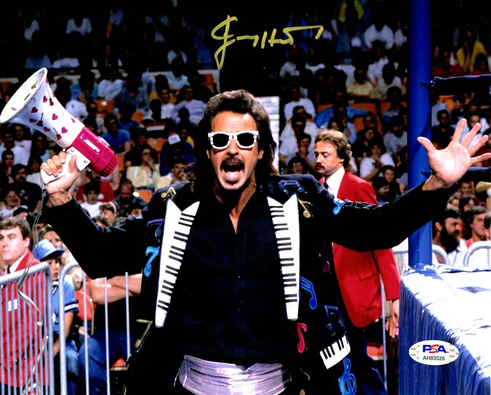 Jimmy Hart autographed signed 8x10 Photo Poster painting WWE PSA COA Mouth of the South