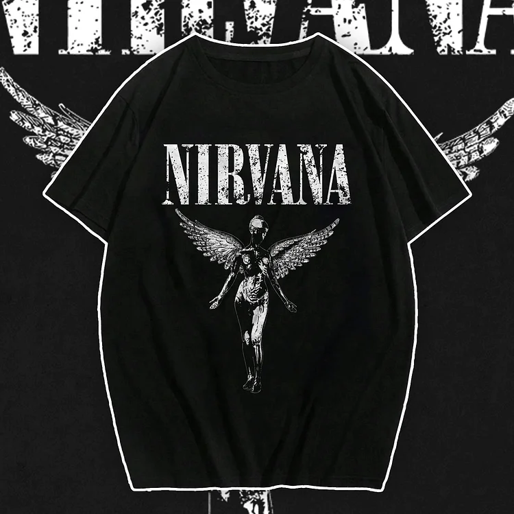 Davidhawaii100% Cotton Casual Attractive Angel T-Shirt - 100% Cotton