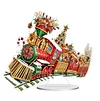 Diamond Painting Acrylic Christmas Atmosphere Train Decoration Ornaments