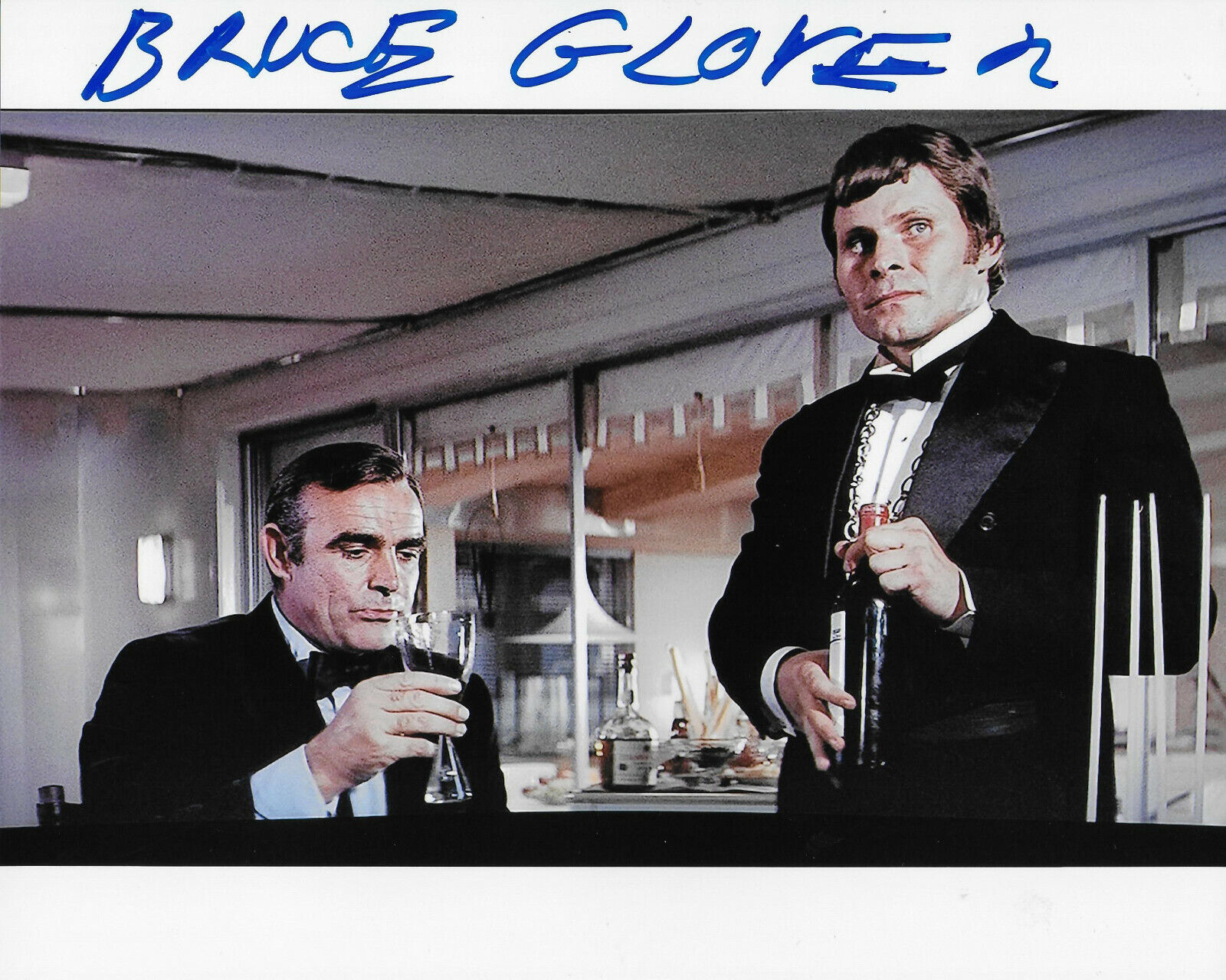 Bruce Glover Bond 007 Original Autographed 8X10 Photo Poster painting #4