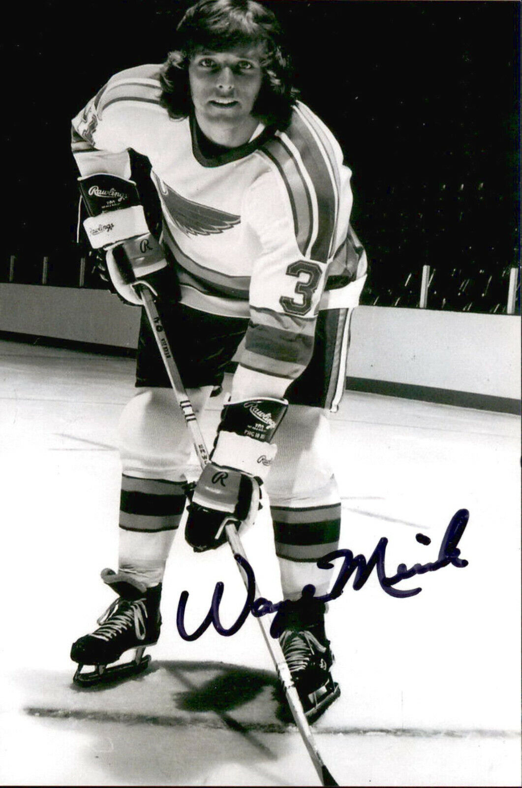 Wayne Merrick SIGNED autographed 4x6 Photo Poster painting ST LOUIS BLUES #3