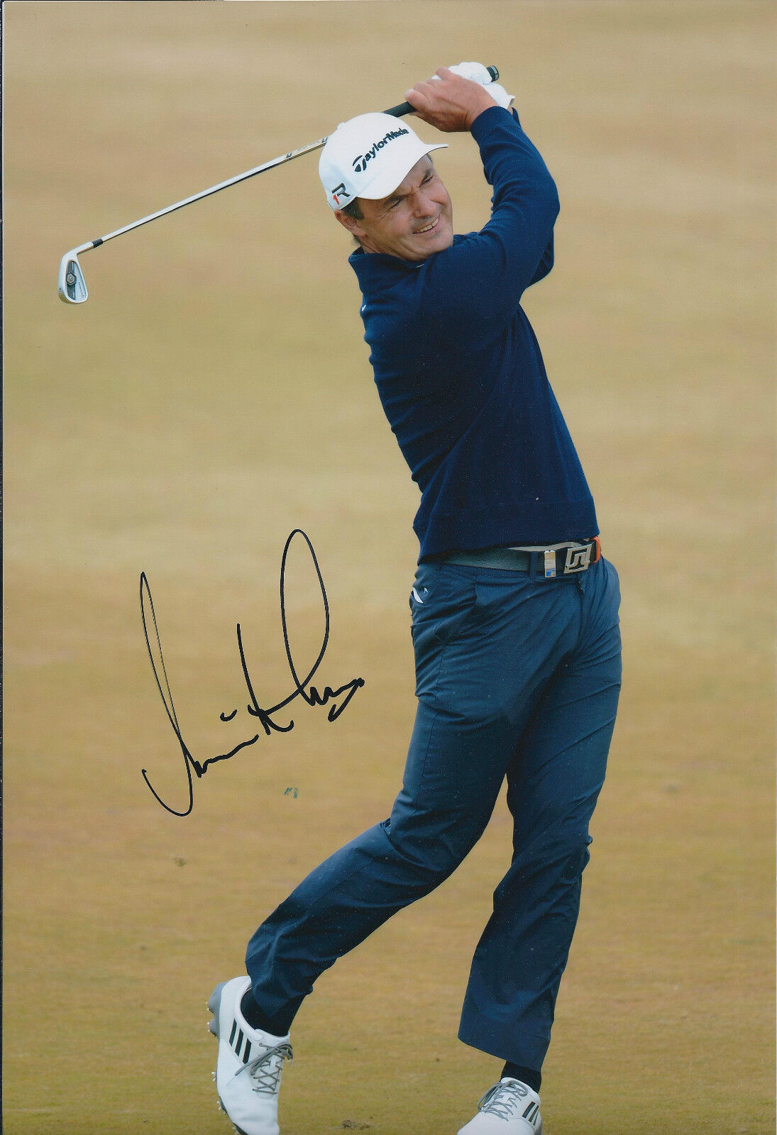 Simon KHAN SIGNED Autograph 12x8 Photo Poster painting AFTAL COA Aberdeen Golf Scottish Open