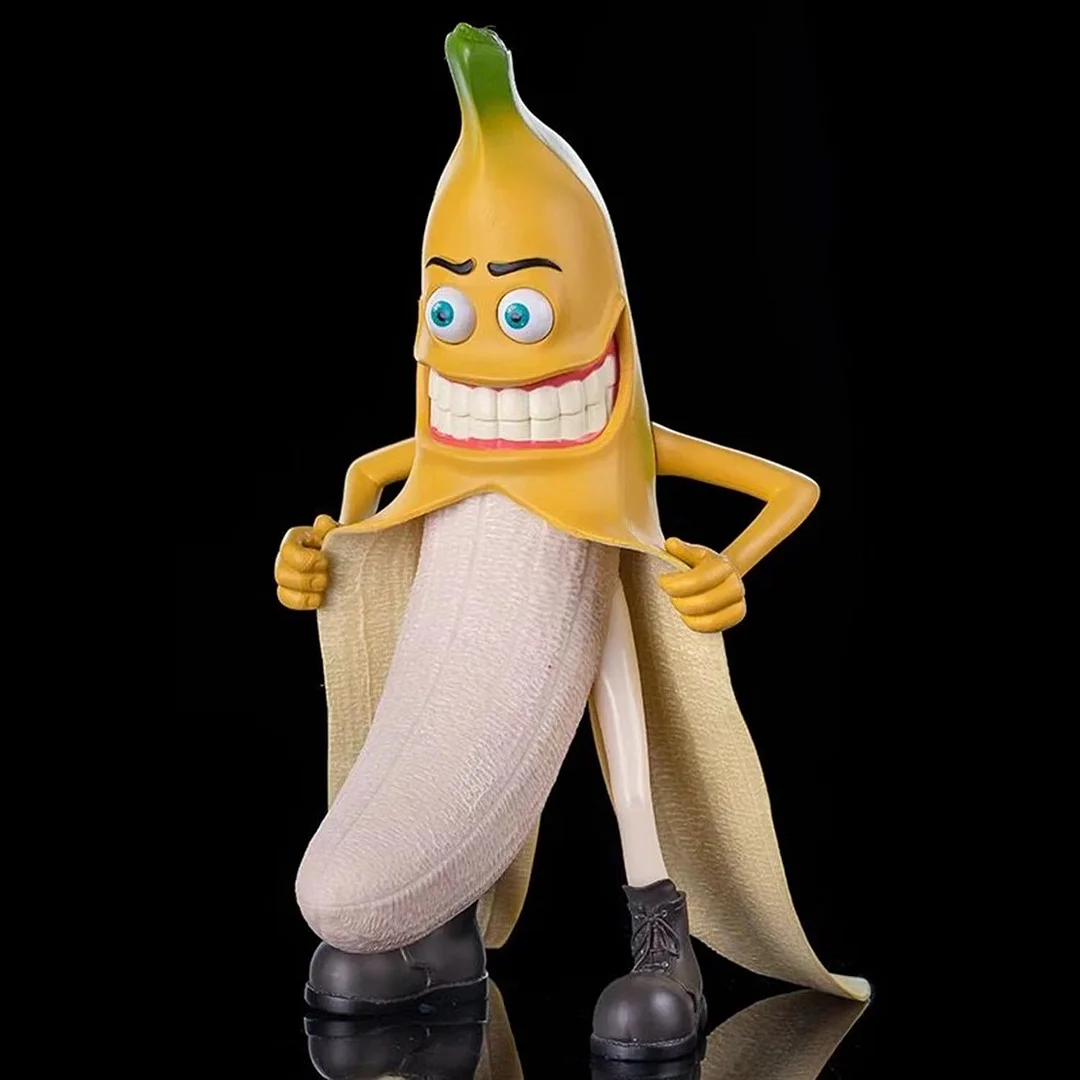Banana Ornaments Creative Evil Spoof Toys Mr. Banana Resin Crafts
